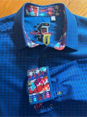 Robert Graham Arcade Classics Space Invaders Long Sleeve Shirt 1XL-Big